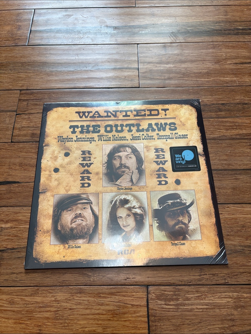 Waylon Jennings, Willie Nelson: Wanted The Outlaws Vinyl Record LP NWT Sealed